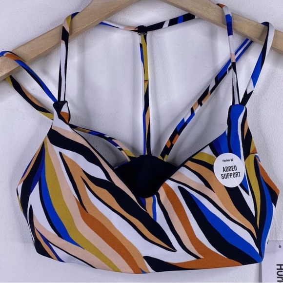 Hurley MAX SAND DUNES Pull On Bikini Top - Picture 3 of 8